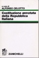 Cover of Costituzione annotata della Repubblica italiana