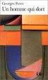 Cover of Un homme qui dort