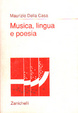 Cover of Musica, lingua e poesia