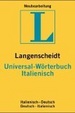 Cover of Langenscheidts Universal-Wörterbuch, Italienisch