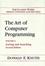 Cover of Art of Computer Programming, Volume 3