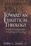 Cover of "Toward an Exegetical Theology"