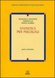 Cover of Statistica per psicologi