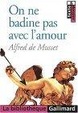 Cover of On ne badine pas avec l'amour