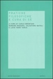 Cover of Pratiche filosofiche e cura di sé
