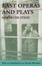 Cover of "Last Operas and Plays"