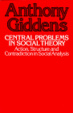 Cover of Central Problems in Social Theory