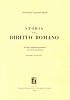 Cover of Storia del diritto romano