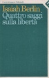 Cover of Quattro saggi sulla libertà