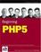 Cover of "Beginning PHP5"