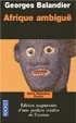 Cover of Afrique ambiguë