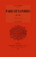 Cover of Paris et Londres en 1793