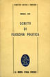 Cover of Scritti di filosofia politica