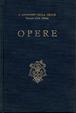 Cover of Opere