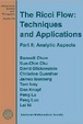 Cover of The Ricci Flow: Techniques and Applications