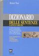 Cover of Dizionario delle sentenze latine e greche