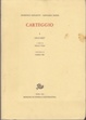 Cover of Carteggio. Vol. 1: 1913-1927.