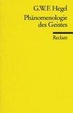Cover of Phanomenologie Des Geistes
