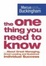 Cover of "The One Thing You Need to Know"