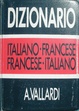 Cover of Dizionario italiano-francese, francese-italiano