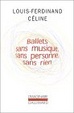 Cover of Ballets sans musique, sans personne, sans rien