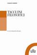 Cover of Taccuini filosofici