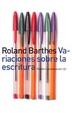 Cover of Variaciones Sobre La Escritura