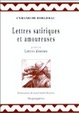 Cover of Lettres satiriques et amoureuses ;