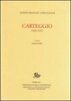 Cover of Carteggio (1909-1913)