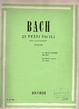 Cover of 23 pezzi facili per pianoforte