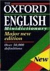The Oxford English Minidictionary