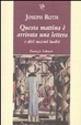 Cover of Questa mattina è arrivata una lettera