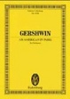 Cover of Ein Amerikaner in Paris, Partitur