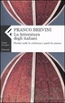 Cover of La letteratura degli italiani