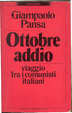 Cover of Ottobre addio