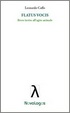 Cover of Flatus vocis. Breve invito all'agire animale