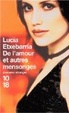 Cover of De l'amour et autres mensonges