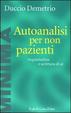 Cover of Autoanalisi per non pazienti