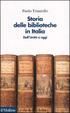 Cover of Storia delle biblioteche in Italia
