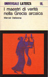 Cover of I maestri di verità nella Grecia arcaica