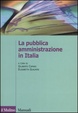 Cover of La pubblica amministrazione in Italia