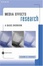 Cover of "Media Effects Research"