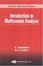 Cover of Introduction to Multivariate Analysis