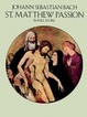 Cover of St. Matthew Passion in Full Score