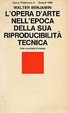 Cover of L'Opera d'arte nell'epoca della sua riproducibilità tecnica