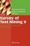Cover of Survey of Text Mining