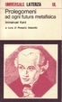 Cover of Prolegomeni ad ogni futura metafisica che si presenterà come scienza
