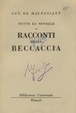 Cover of Racconti della beccaccia
