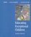 Cover of Educating Exceptional Children