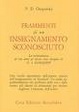 Cover of Frammenti di un insegnamento sconosciuto